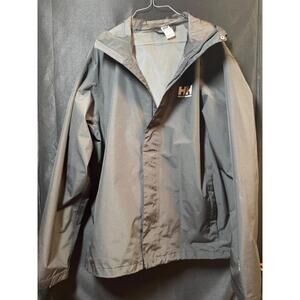 Helly Hansen Waterproof Jacket Men’s 2XL Black Windbreaker